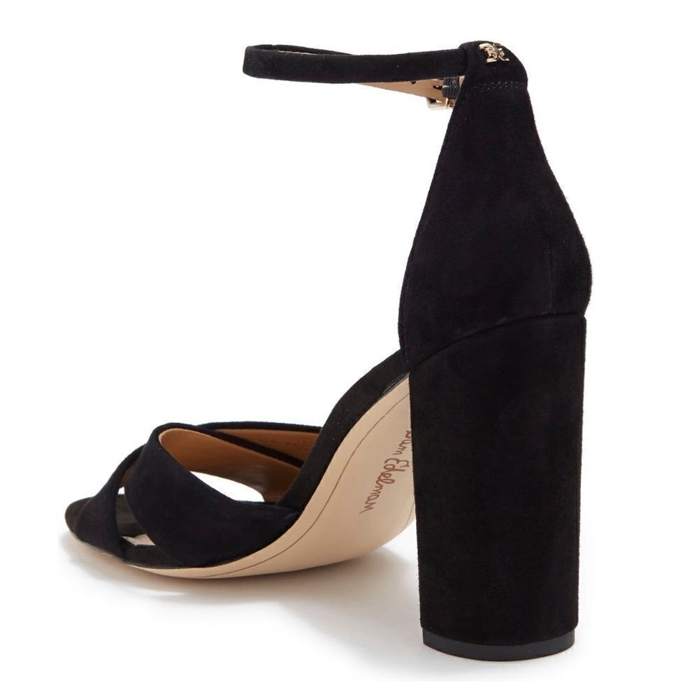 NWT SAM EDELMAN YANCY BLOCK HEEL ANKLE STRAP SANDAL HEEL - Picture 2 of 8